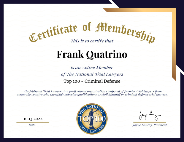 National Trial Lawyer Membership